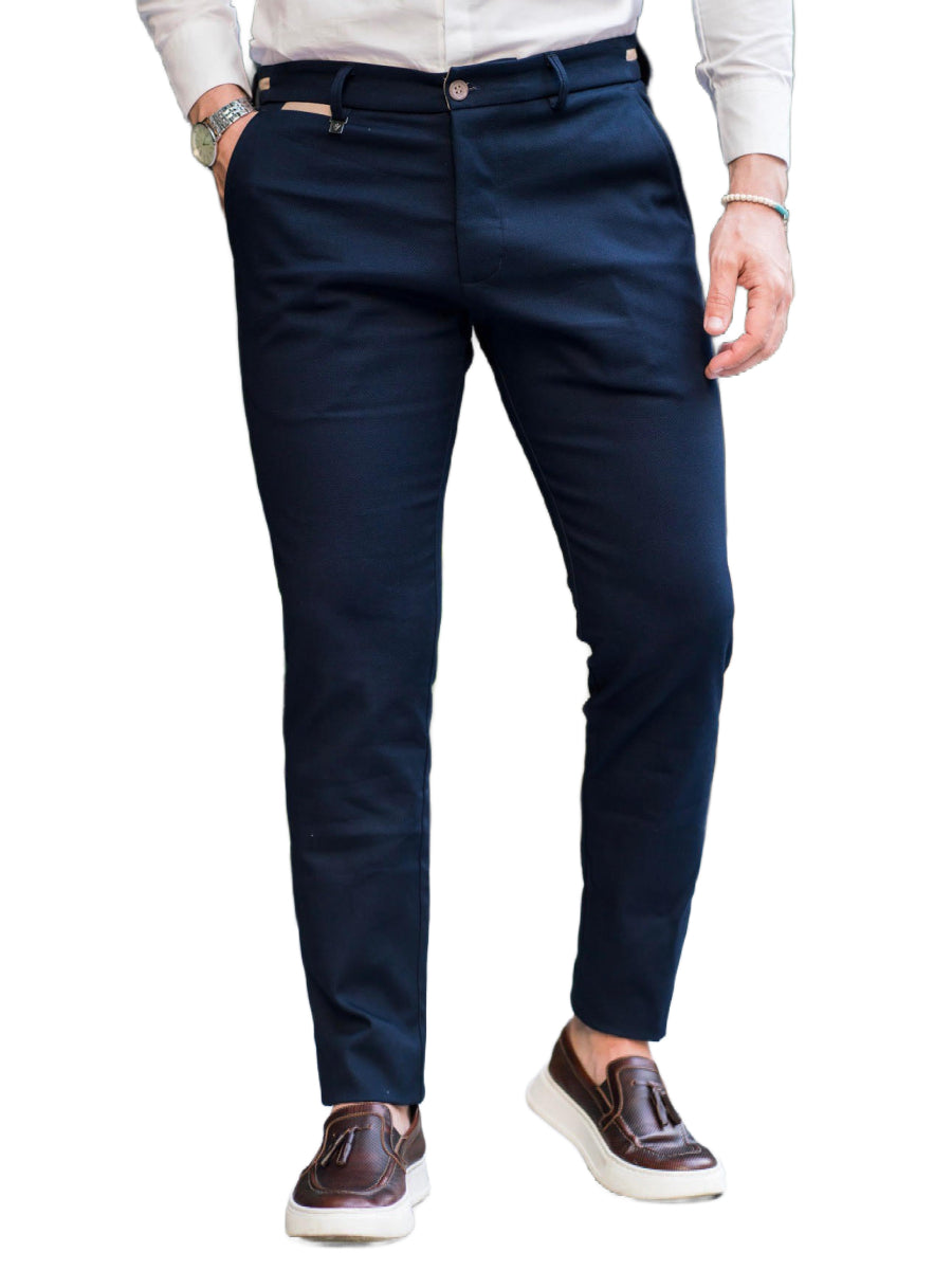 Ανδρικό Παντελόνι Chino πικέ MFG