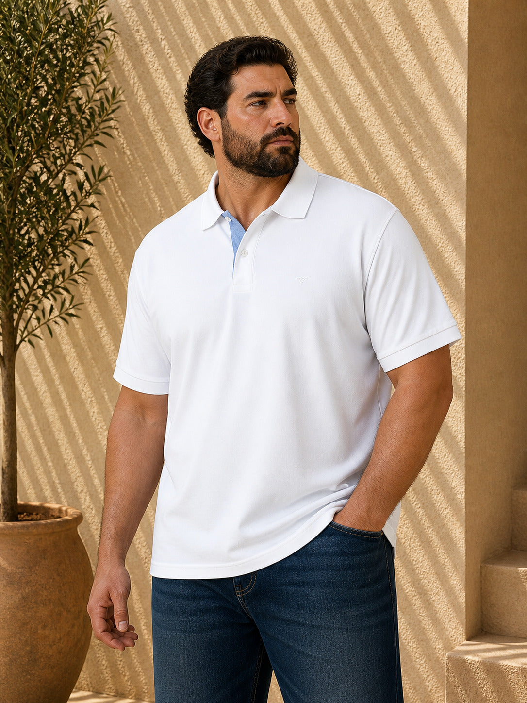 Ανδρικό Polo Simple Bigsize MFG