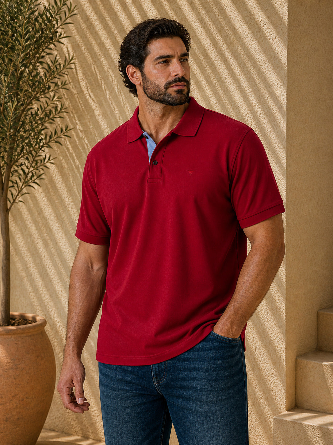 Ανδρικό Polo Simple Bigsize MFG