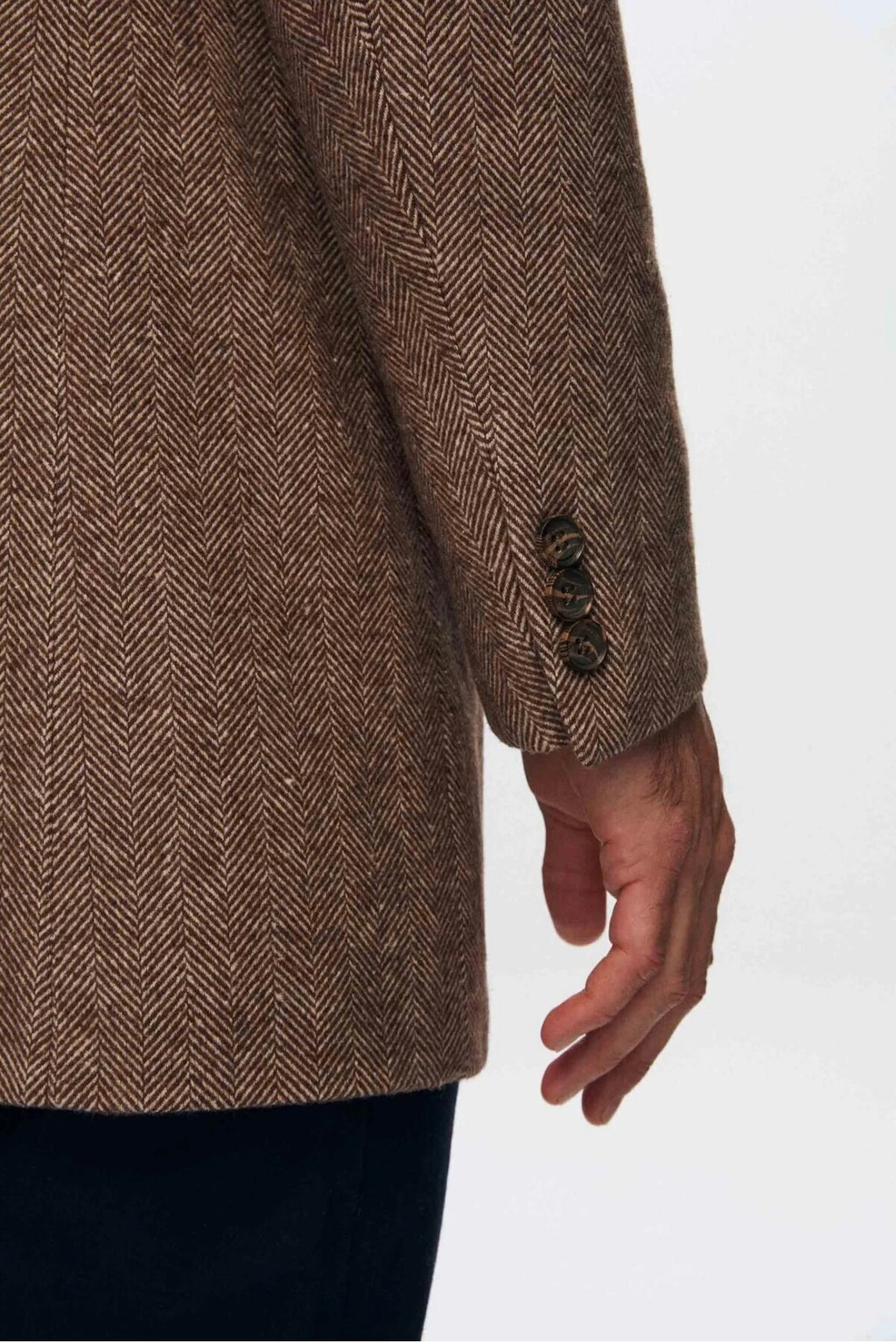 Ανδρικό Ημιπάλτο ψαροκόκκαλο Μαο MFG