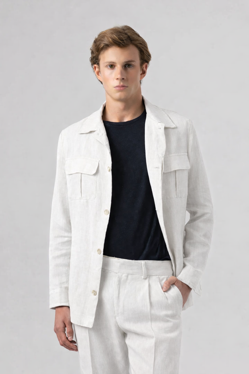 Ανδρικό Λινό OverJacket Safari MFG