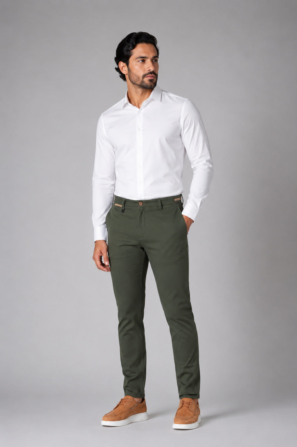 Ανδρικό Παντελόνι Chino πικέ MFG