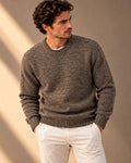Ανδρική Πλεκτή Μπλούζα Wool Ζακάρ MFG