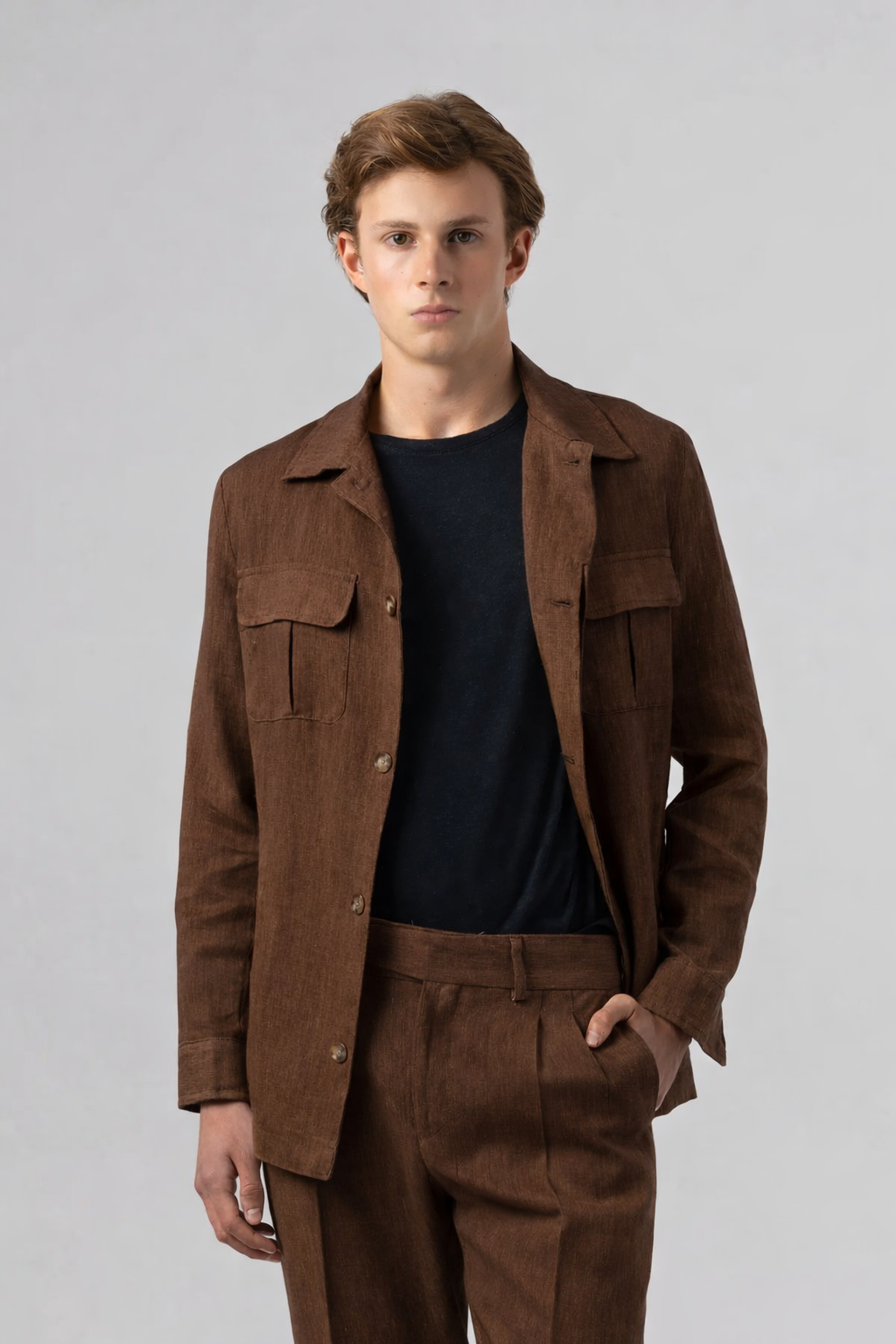 Ανδρικό Λινό OverJacket Safari MFG