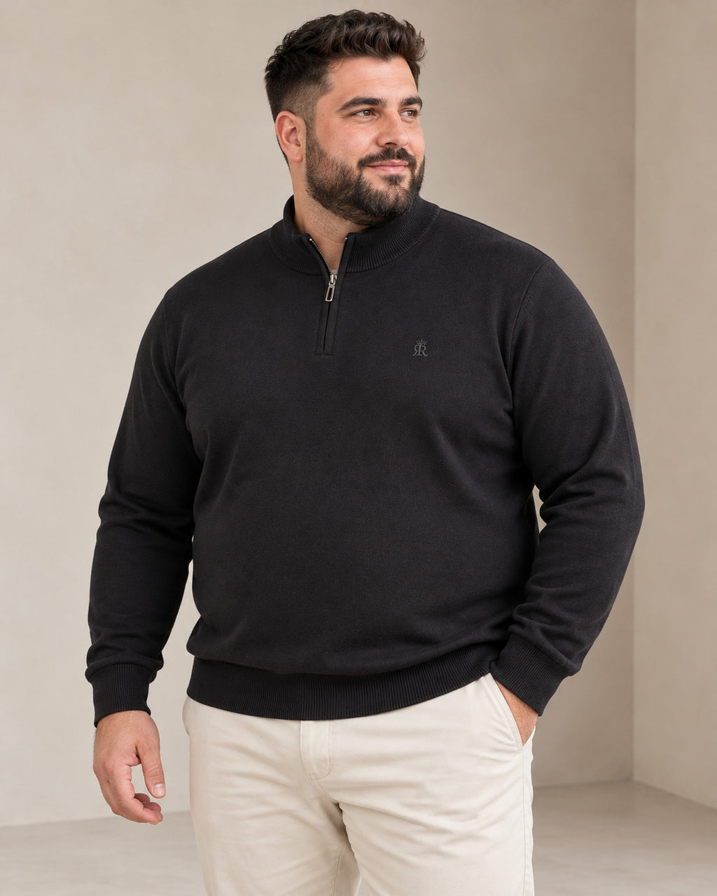 Ανδρική Μπλούζα Half-Zip MFG Bigsize