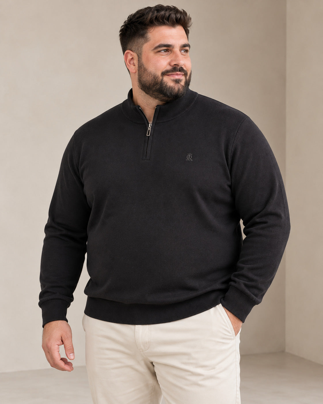 Ανδρική Μπλούζα Half-Zip MFG Bigsize