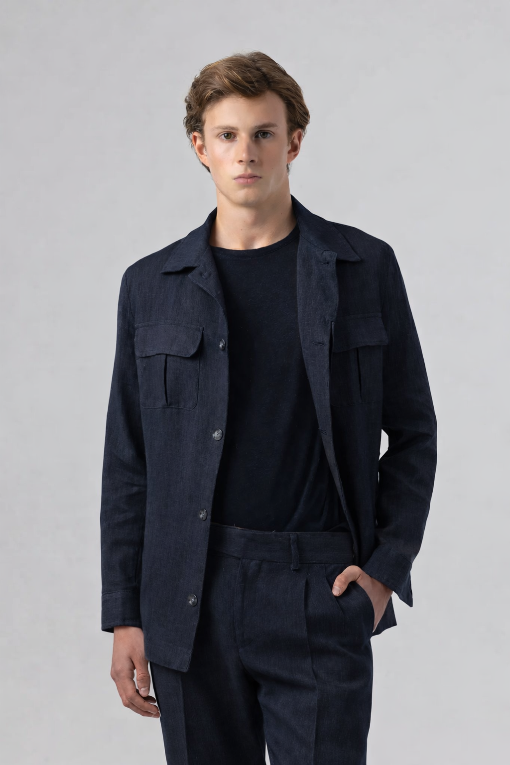 Ανδρικό Λινό OverJacket Safari MFG