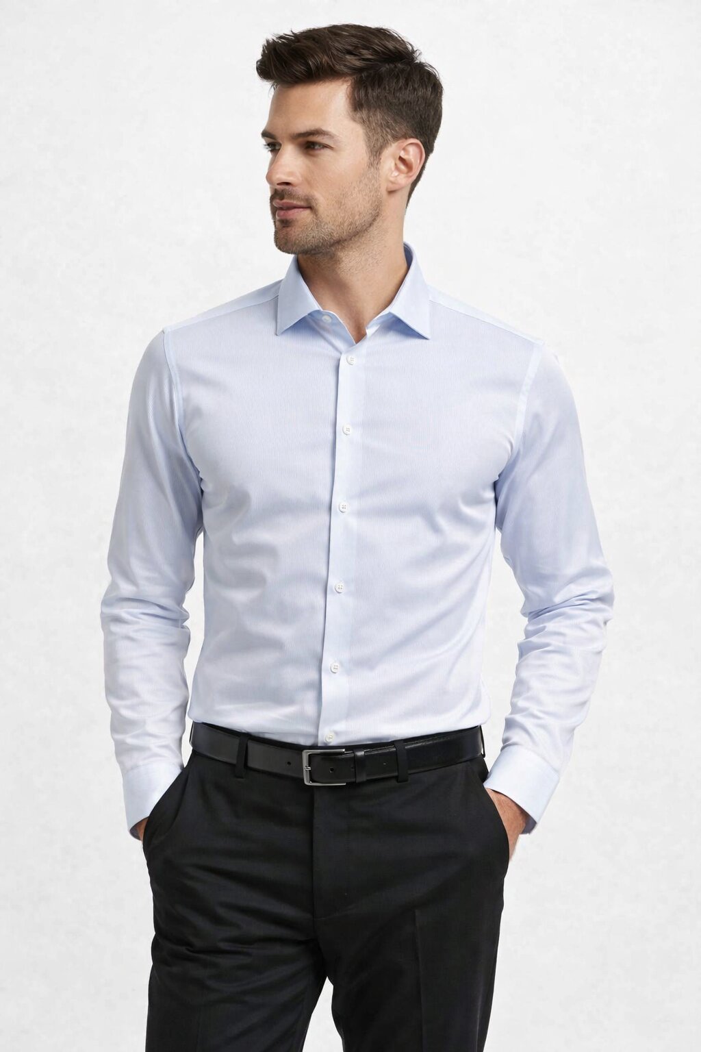 Ανδρικό Πουκάμισο Slim fit Simple MFG