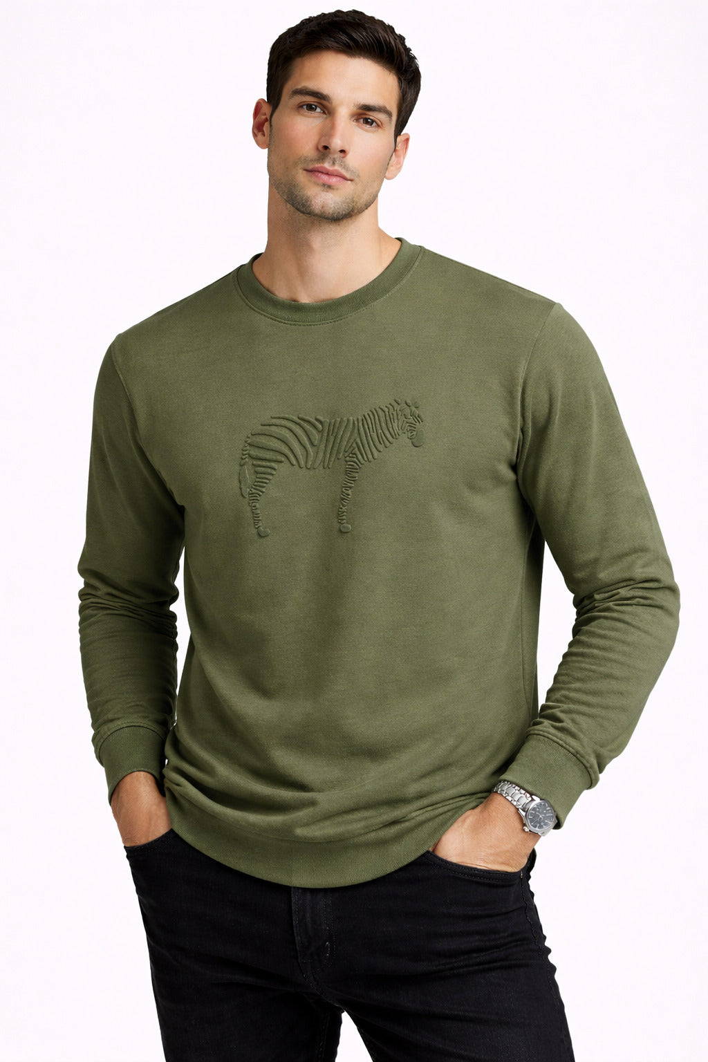 Ανδρικό Φούτερ Λαιμόκοψη Zebra MFG