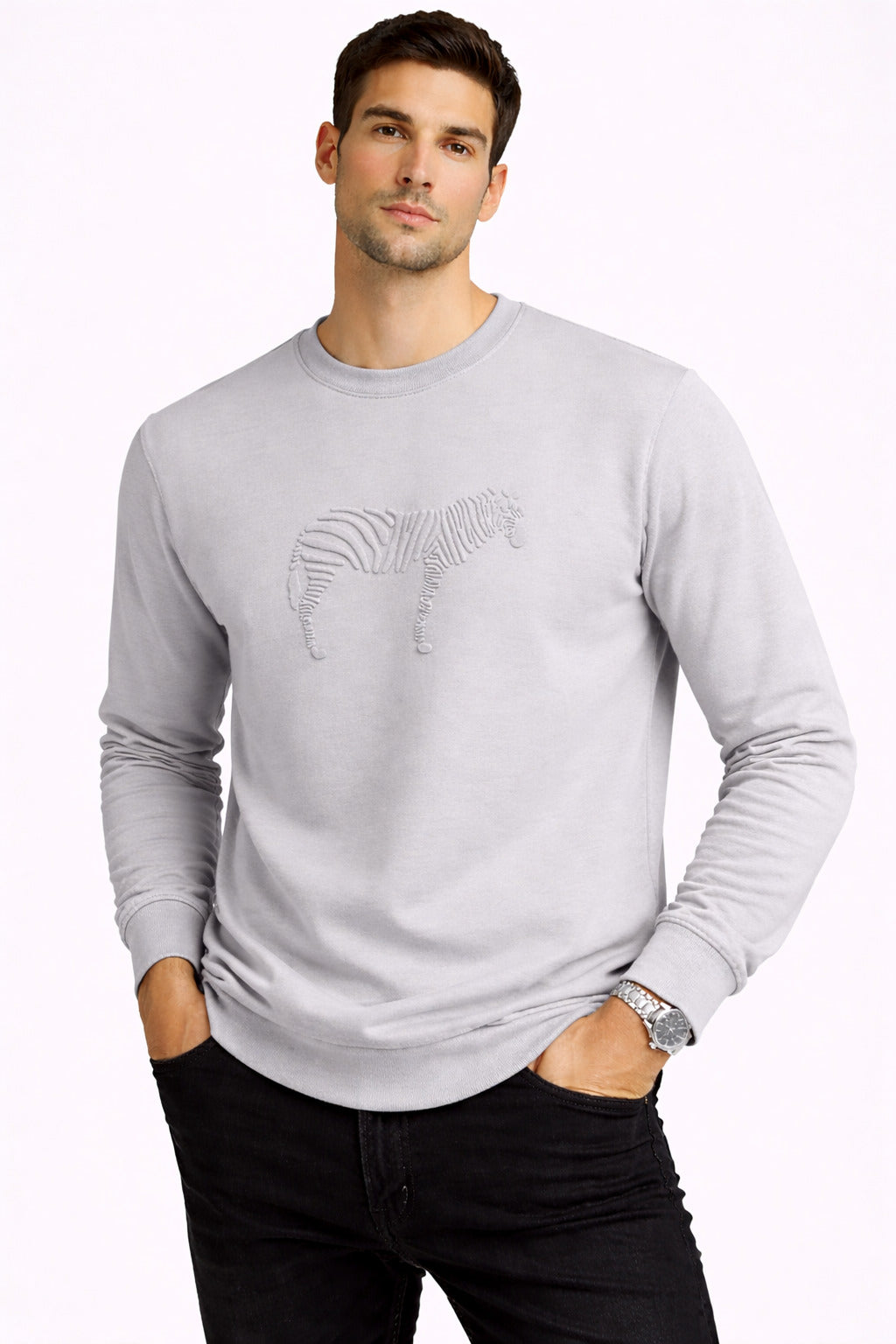 Ανδρικό Φούτερ Λαιμόκοψη Zebra MFG