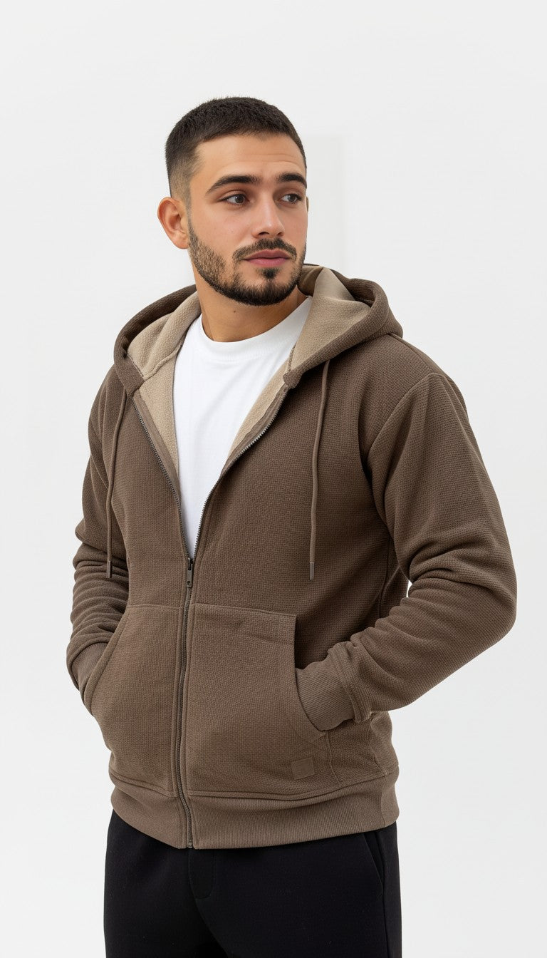 Ανδρική Soft Fleece Ζακέτα MFG